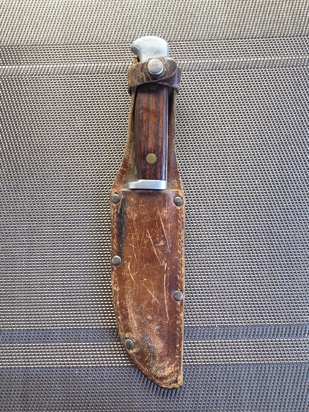 Accessori: Messer mit Lederscheide Holzgriff Gebrauchter Zustand – Usato da Wil SG venduto da Frank.Kunst-Uhren 2