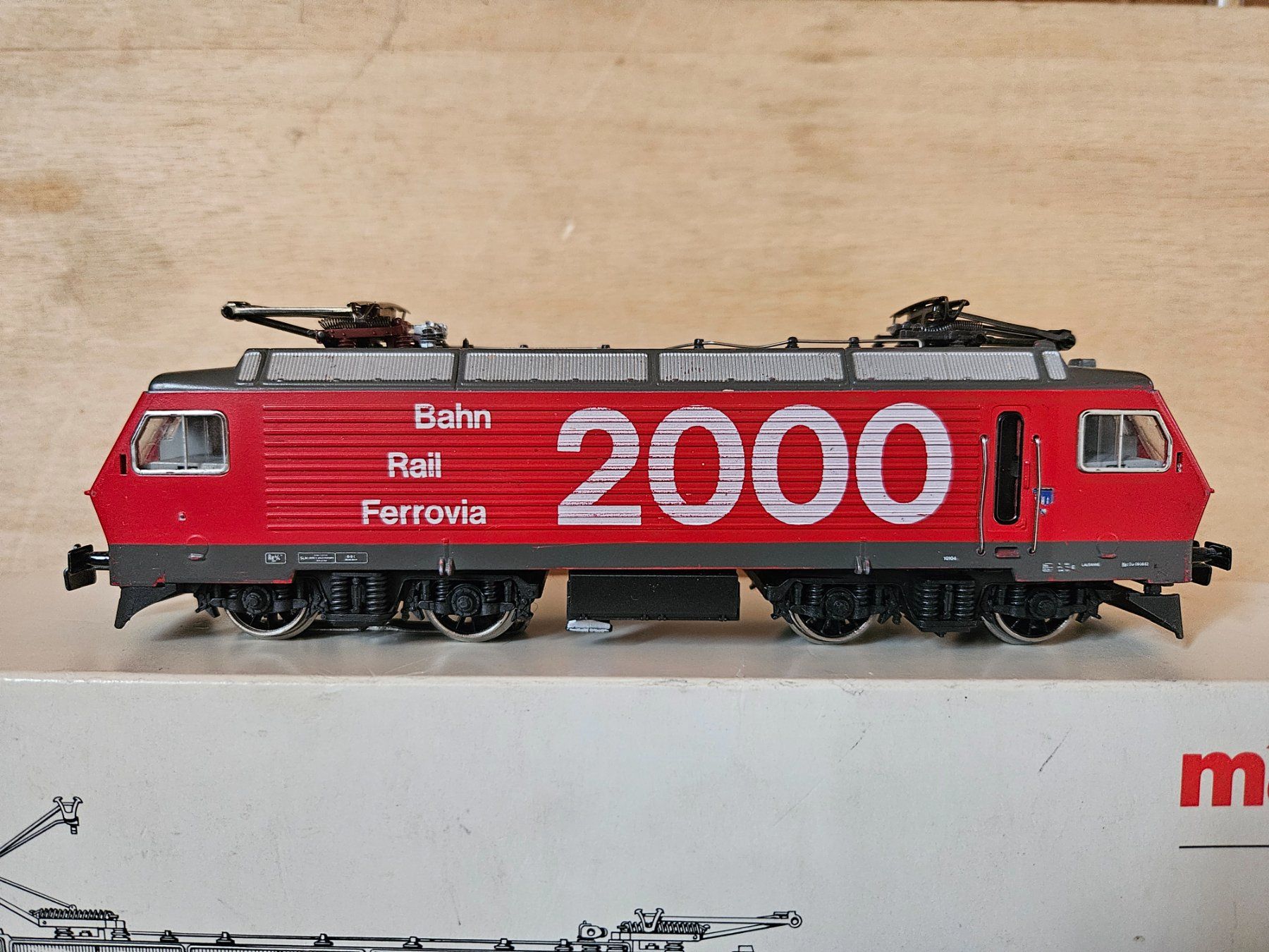 Märklin Modellini di ferrovie: RE 456 Märklin H0 analog ''Bahn 2000'' – Usato da Herisau venduto da Markie7 2