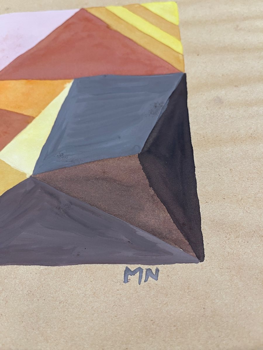 Dipinti: Interessantes Aquarell monogrammiert MN – Usato da Gelterfingen venduto da liq-nator 3