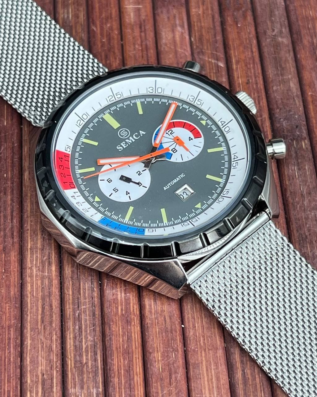 Uhren: Herren Uhr SEMCA Automatic Chronograph Armbanduhr – Gebraucht aus Kreuzlingen von lup_jd2v 7