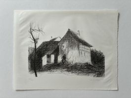 Hans Wullschleger, limitierte Lithographie