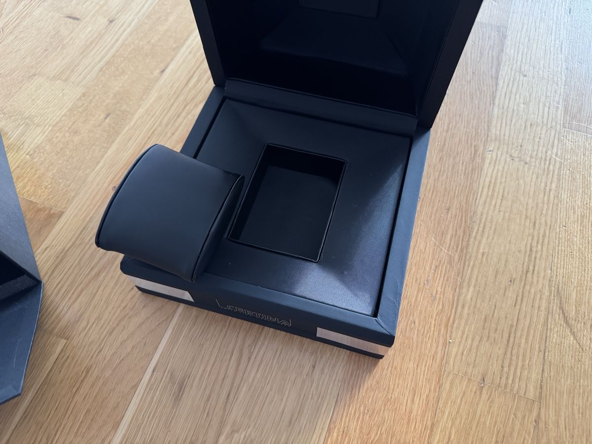 Certina Uhren: Neue Certina Uhren Box schwarz – Neu und originalverpackt aus Bettlach von Tradenet100 4