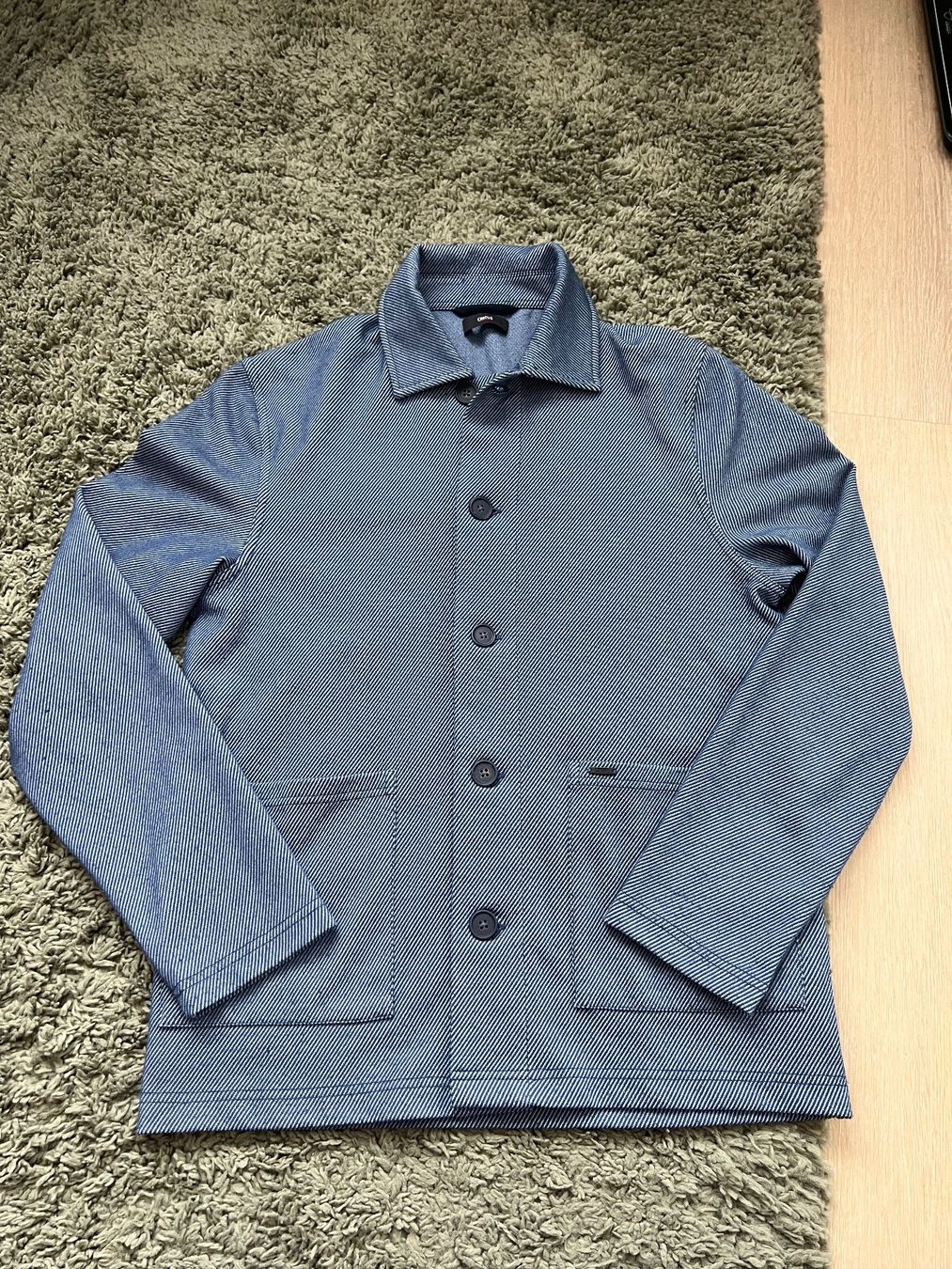 Cinque Giacche: Cinque Hemdjacke blau gestreift Grösse S – Nuovo (secondo la descrizione) da Langnau am Albis venduto da olimrt