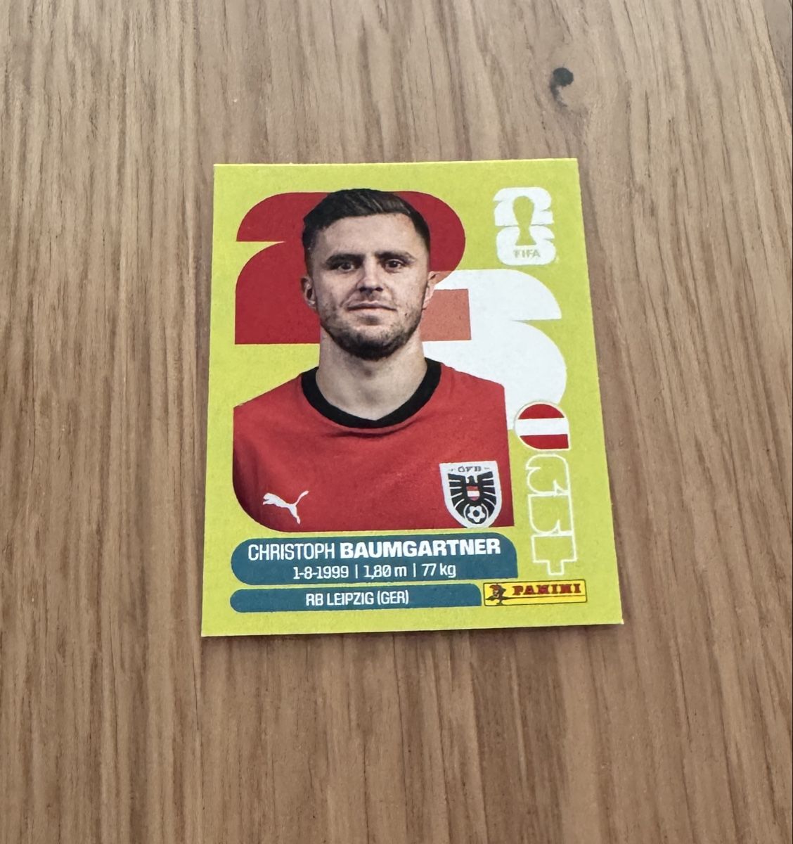 Panini Carte collezionabili: Panini Worldcup 2026 Baumgartner AUT 18 – Nuovo (secondo la descrizione) da Bern venduto da tasemrah