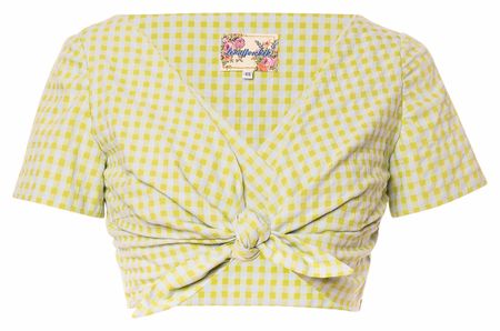 Lena Hoschek Bluse Kurzarm Gr. L