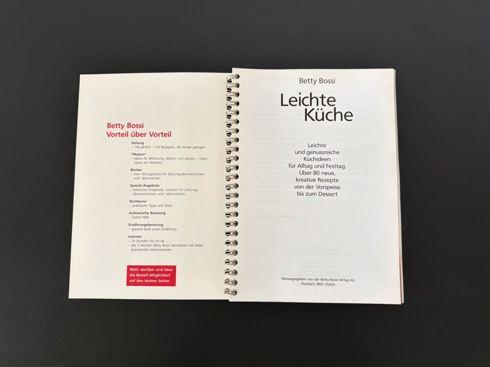 Libri: Betty Bossi: Leichte Küche – Nuovo (secondo la descrizione) da Birr venduto da Jamonline 1