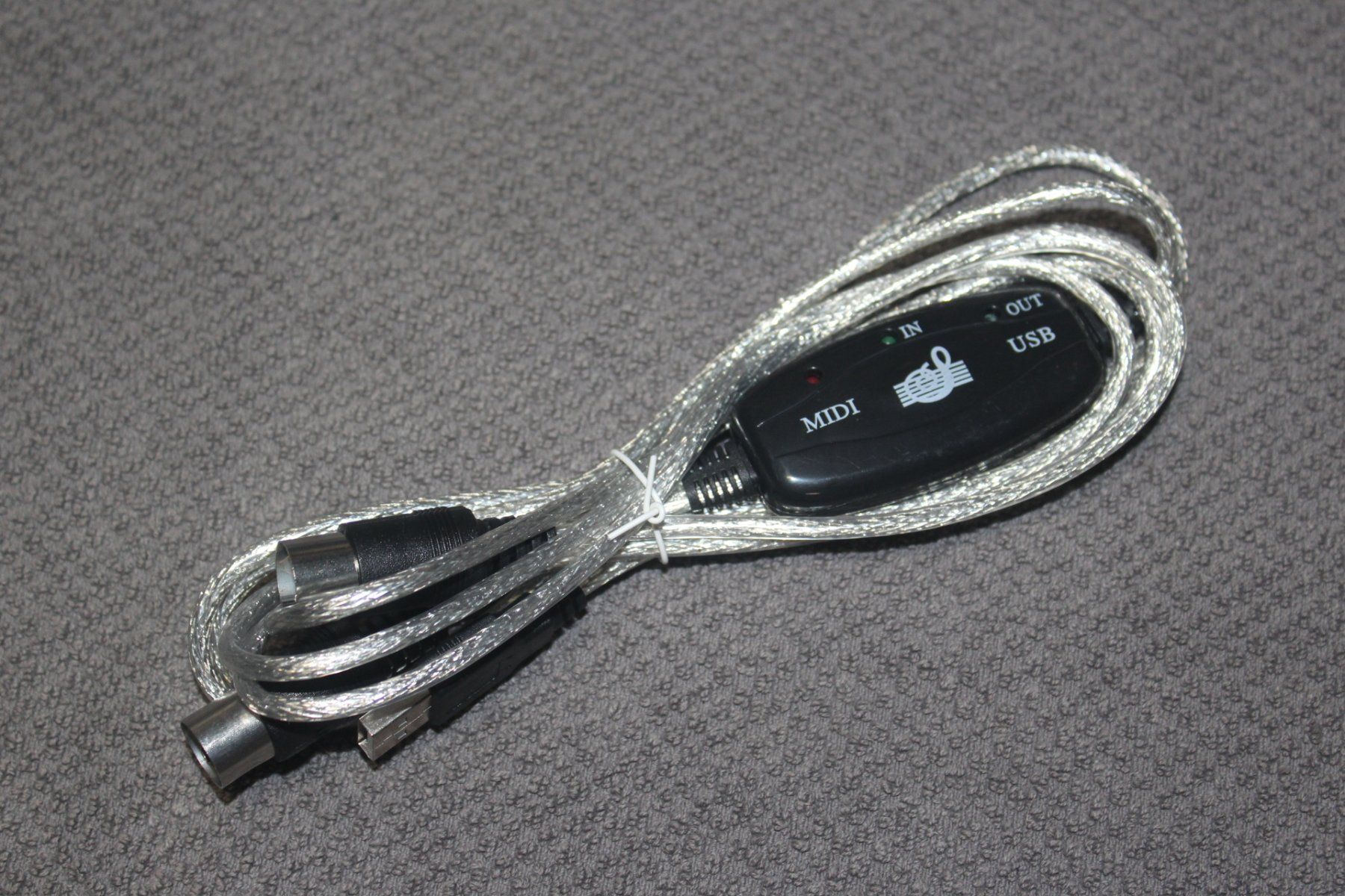 Cavi: USB MIDI Interface Adapter Kabel PC – Nuovo (secondo la descrizione) da Kirchdorf AG venduto da suntory010