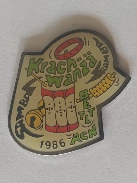Plaketten & Abzeichen: Krach-Wanzä Bettlach 1986 – Gebraucht aus Zürich von t24_de
