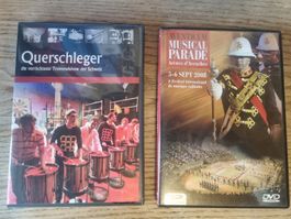 3 DVDs Querschleger Trommelshow, Basel Tattoo 2008, Avenche