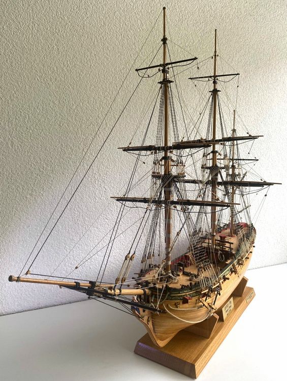H.M.S. Fly 1776, historisches Standmodell M 1:64 (Neu (gemäss ...