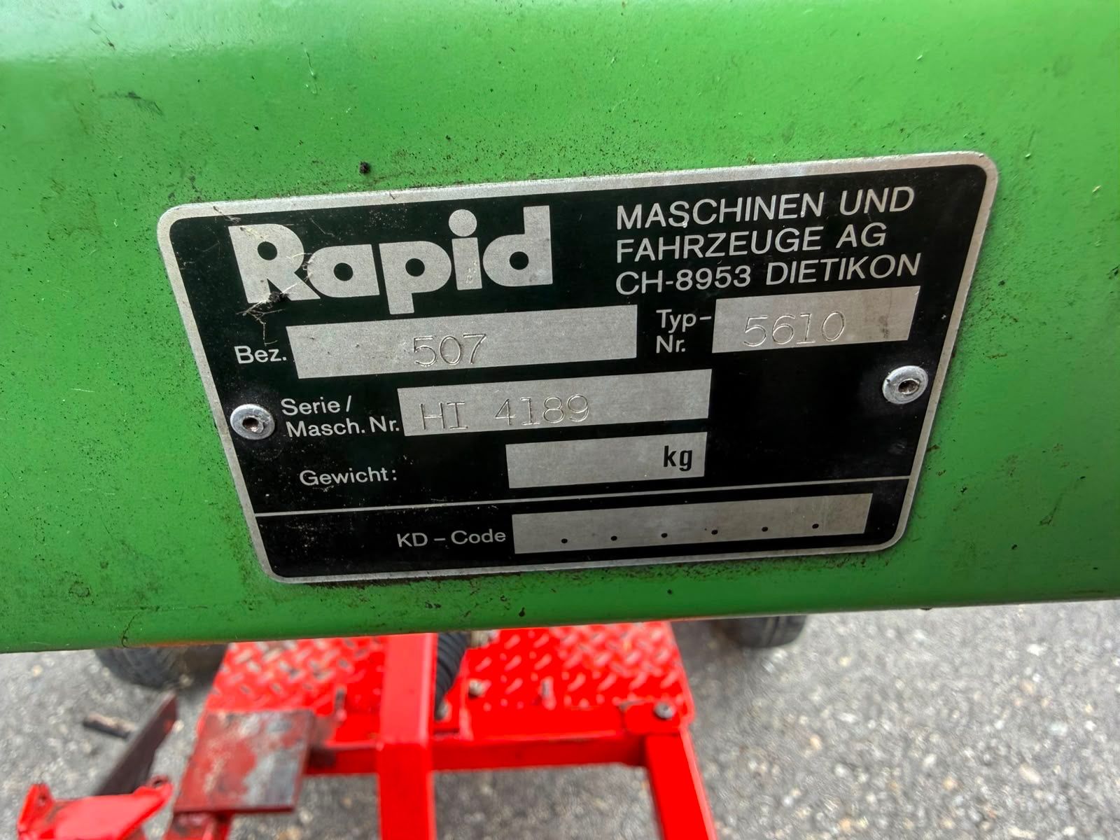 Rapid Alle Maschinen: Motormäher Rapid 507 – Gebraucht aus St.Urban von Didi32 4