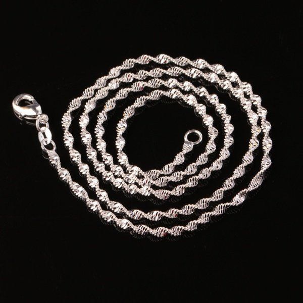 Ketten: 2WT31-925 Sterling Silber Halskette 55cm – Neu und originalverpackt aus Bellach von Swisso-Be1 3