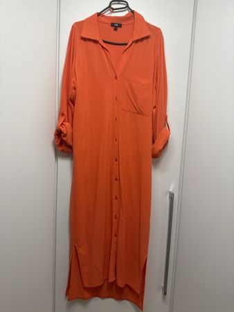 C&A Hemdblusenkleid Orange