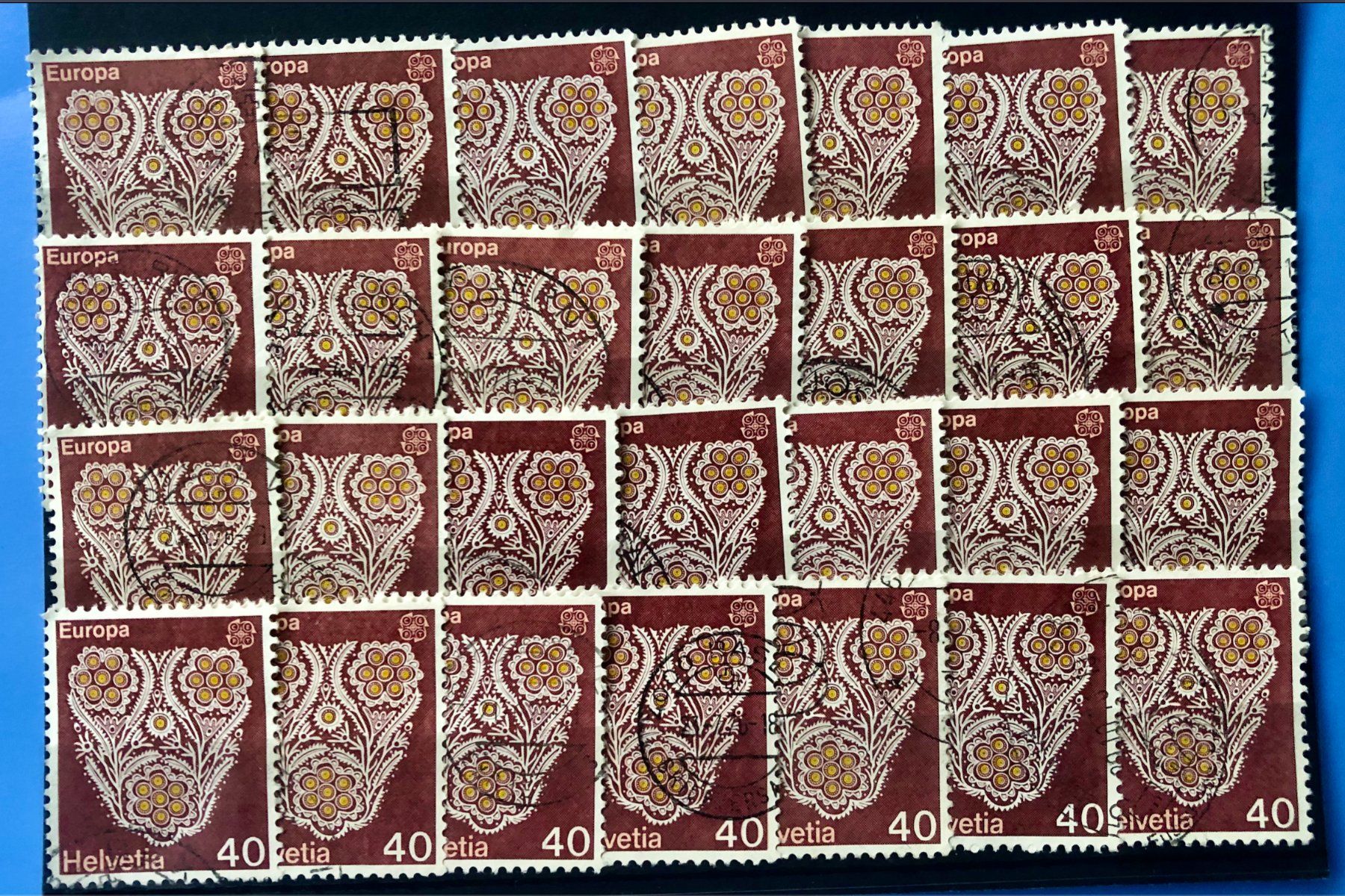 Tutti i francobolli: Nr.576 St.Galler Stickerei mit Stempel     – Usato da Aarau venduto da Billa007