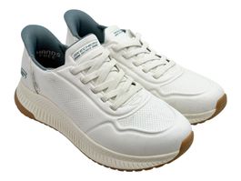 Baskets Skechers Bobs simili cuir blanc. Pointure 41