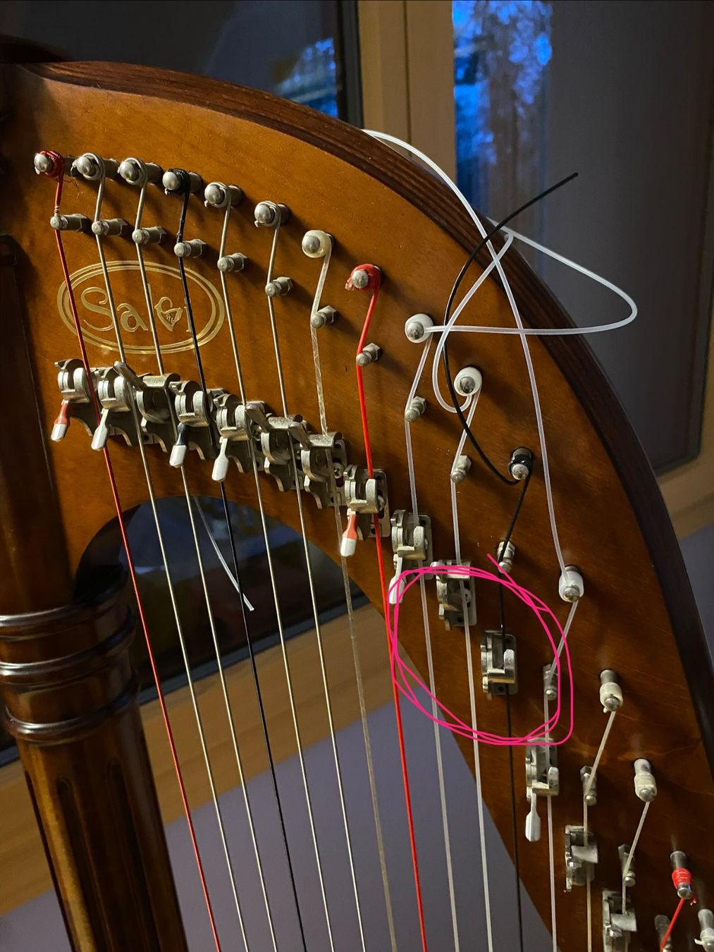 Musikinstrumente: Harpe Celtique Salvi modèle Anna – Gebraucht aus Chamby von luc_m96c 4