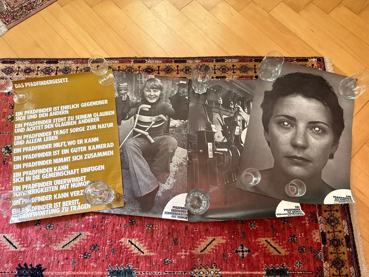 Posters & Illustrations: 4 ältere Pfadfinderposter – D'occasion à Zürich par Chaeffeler