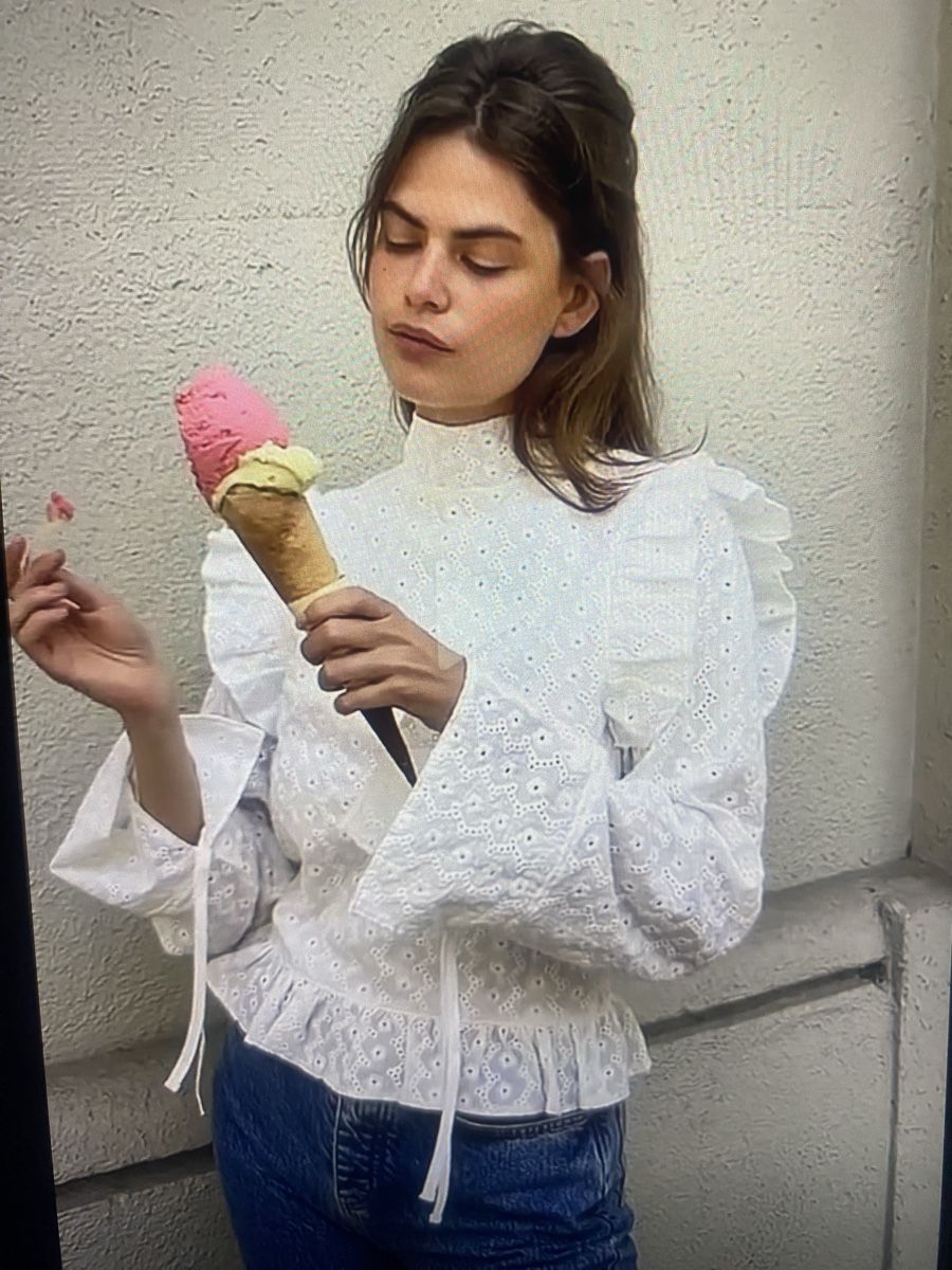 Camicette: new Romantic blouse, white, Le Capsole , size XXS, – Nuovo (secondo la descrizione) da Zürich venduto da car_8mpw 1
