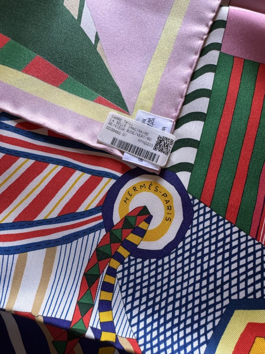 Hermès Foulard & Sciarpe: Hermès carré 90 Selle Imaginaire – Nuovo e nell'imballaggio originale da Genève venduto da Allisgood 1