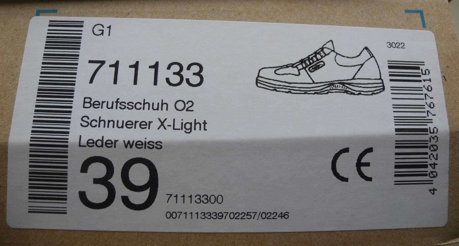 Scarpe da uomo: ABEBA Berufsschuh X-Light, Gr. 39, Nr. 130 – Nuovo e nell'imballaggio originale da Kottwil venduto da Crazyrolf 4