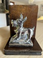 Serre-livres d'époque Art Déco – Chien Scottie métal lourd