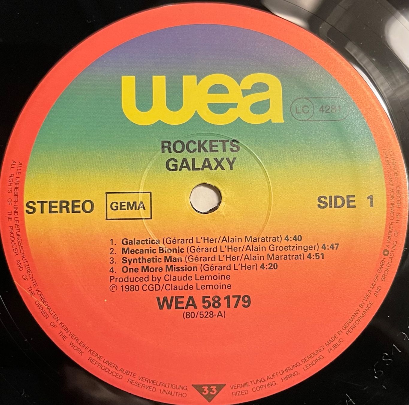 Schallplatten: ROCKETS - GALAXY - 33 Tours – Gebraucht aus Bussigny von vinyl-pas-cher 2