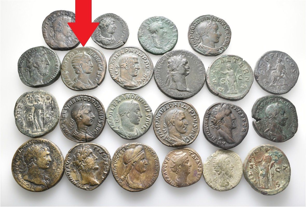 Tutti le monete: JULIA MAMAEA bronze sestertius – Usato da La Sarraz venduto da classicworldcoins 2