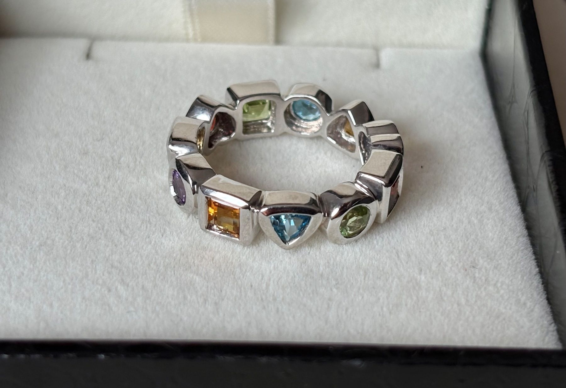 Anelli: Ring Multi-Edelstein NEU, Silber 925, Gr. 56 – Nuovo (secondo la descrizione) da Brugg AG venduto da lau_9rvy 3