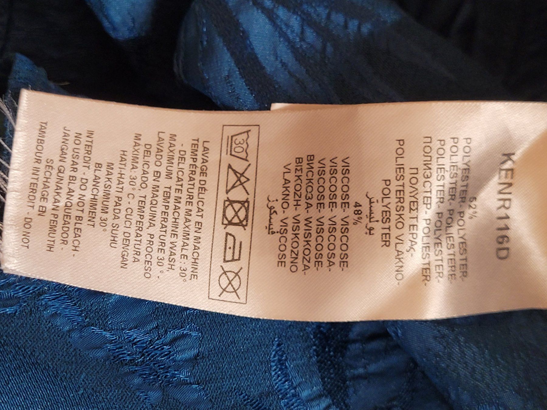 Nafnaf Vestiti: NAF NAF Robe bleue – Usato da Lausanne venduto da PlusValue_Lausanne 3