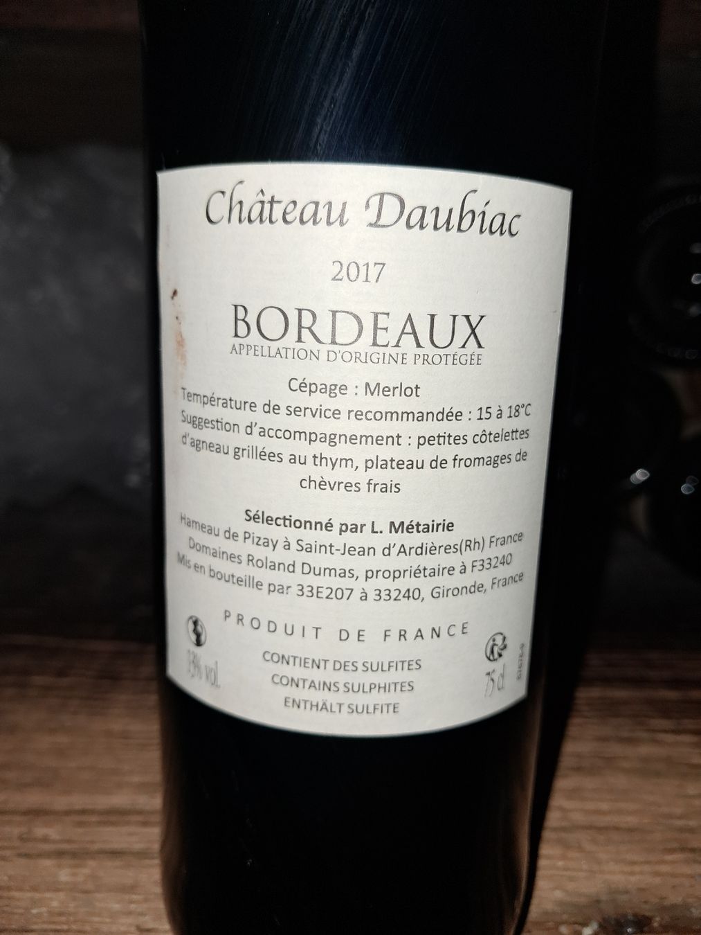 Vino: Bordeaux la Cave de Lucien 2017 – Nuovo e nell'imballaggio originale da Le locle venduto da juliensaran 5
