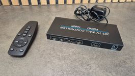2x2 TV Wall Controller Full HD 1080p mit Fernbedienung