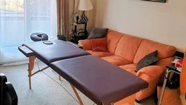 Table de massage en bois transportable