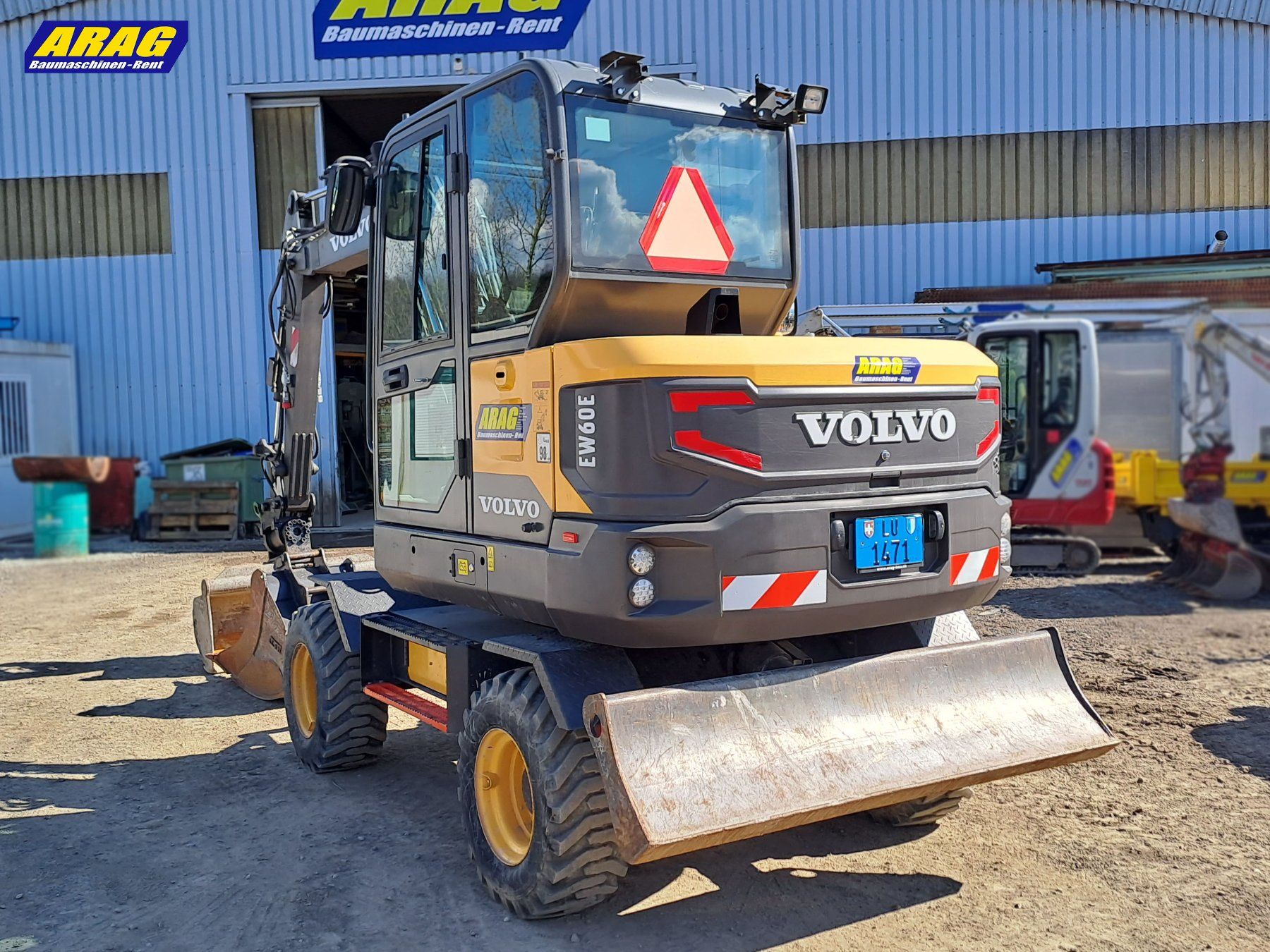 Volvo Escavatori: Volvo EW60E Mobilbagger – Usato da Hasle LU venduto da Arag08 4
