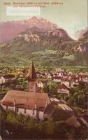 AK Meiringen mit Wellhorn und Wetterhorn