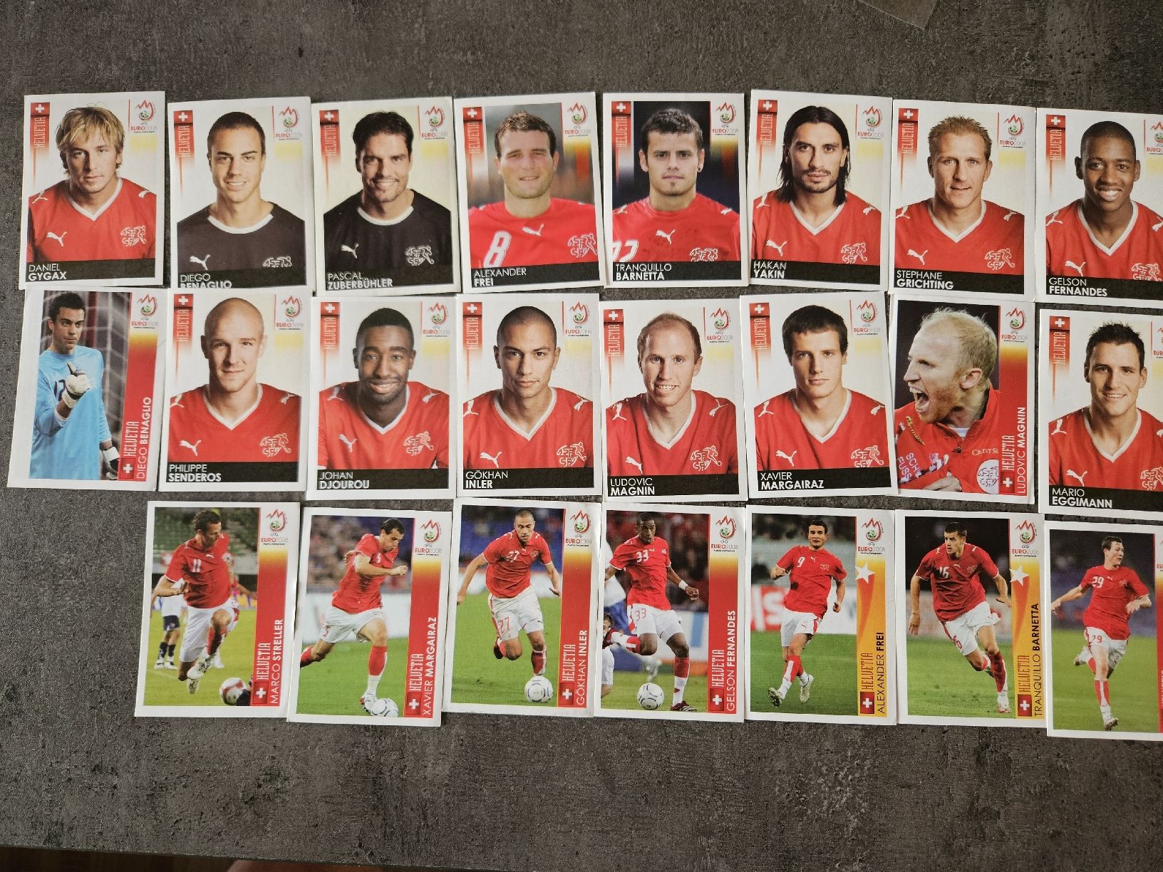 Panini Carte collezionabili: Schweizer Nati Euro 2008 Bundle – Usato da Aarau venduto da san_pb85