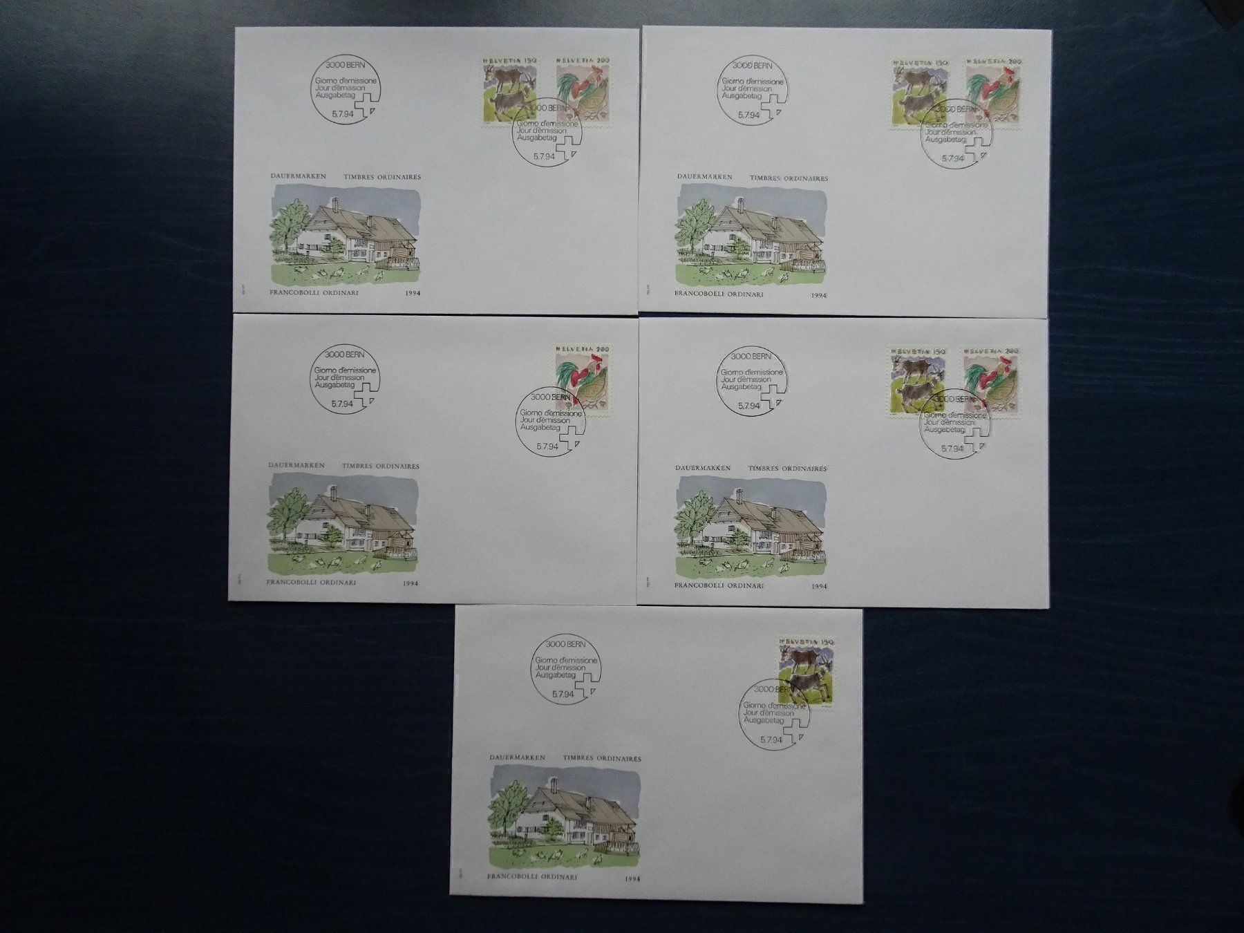 Alle Briefmarken: 1994 – Neu (gemäss Beschreibung) aus Aadorf von Chnorli-Furz