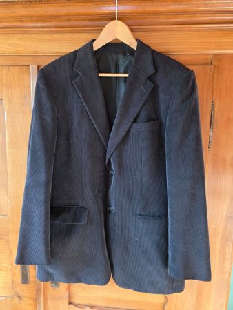 Renato Cavalli Herren Anzug schwarz Manchester Gr. 52