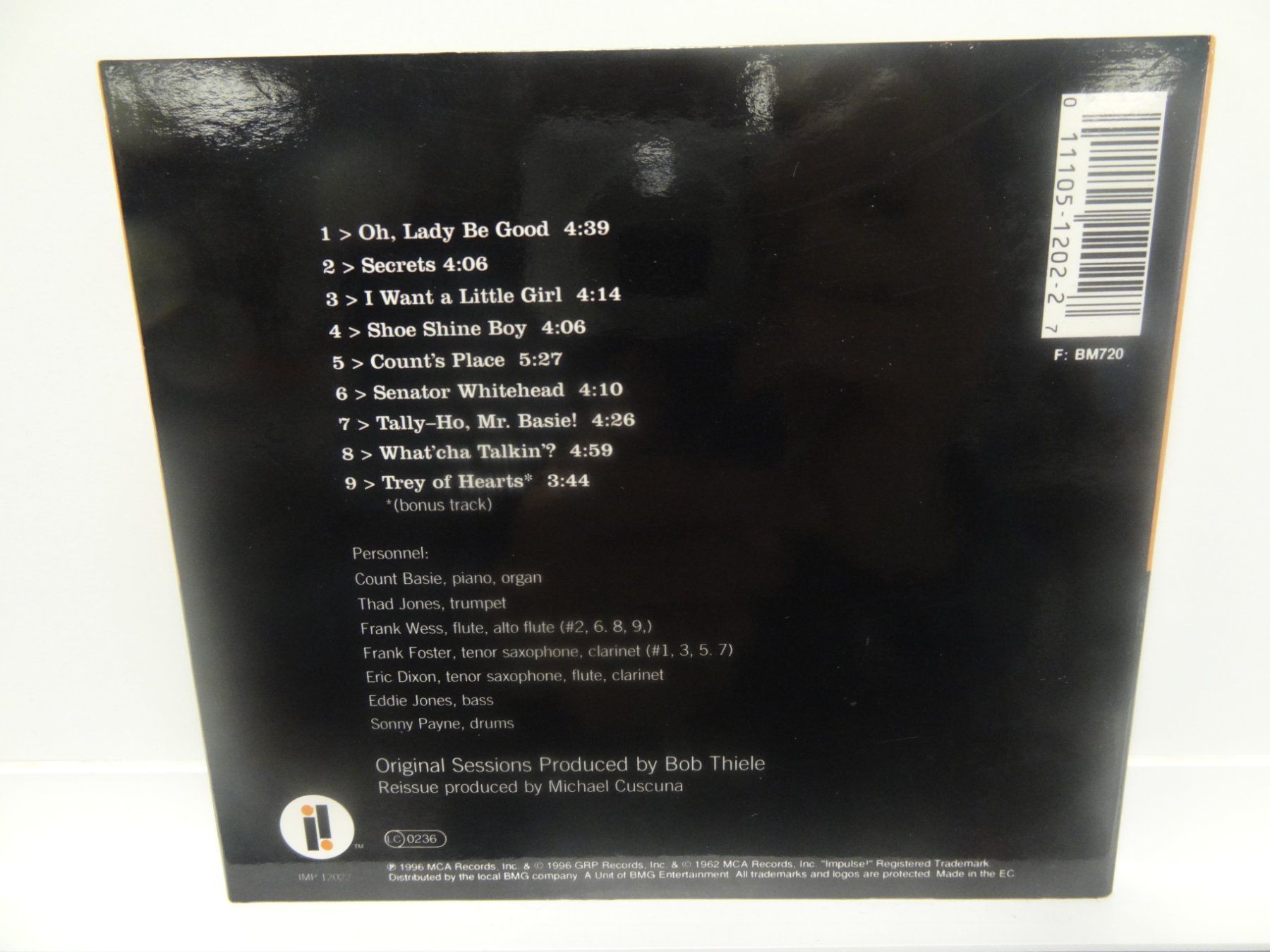 CDs: Count Basie and The Kansas City 7 - CD - Impulse – Gebraucht aus luzern von musicandart 1