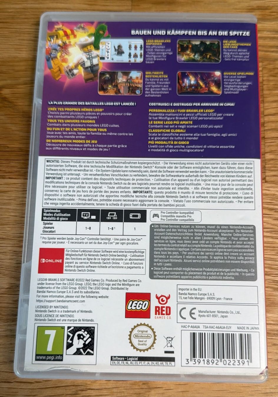 Nintendo Giochi: NINTENDO SWITCH LEGO BRAWLS – Usato da Zürich venduto da Frei-Occasionen 2