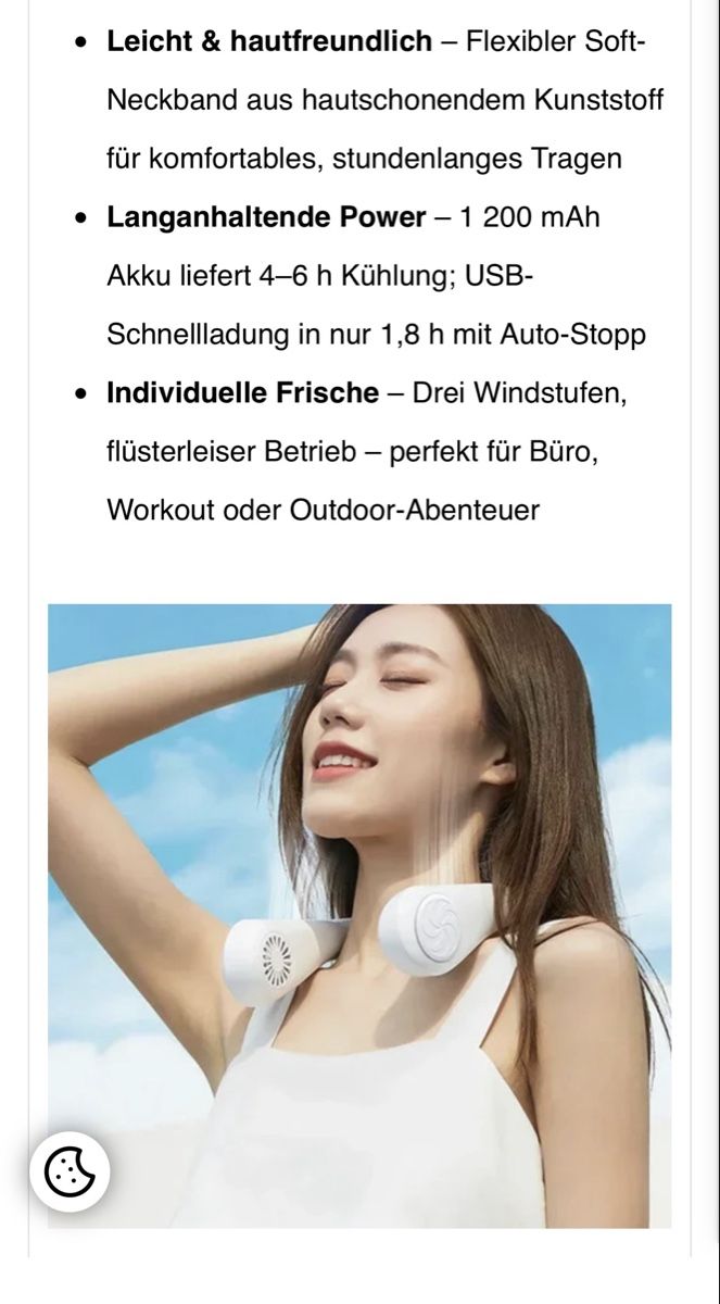 Ventilatori: Nackenkühler ventilator – Nuovo e nell'imballaggio originale da Füllinsdorf venduto da Nanna22 3