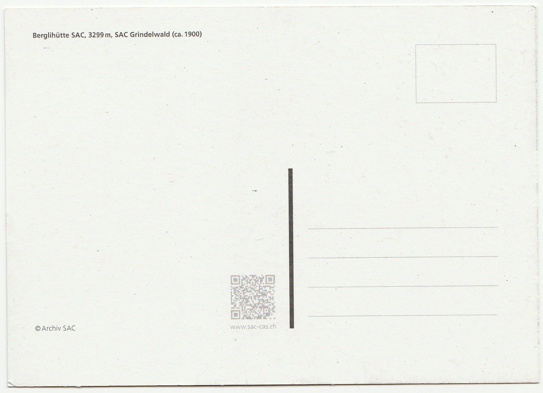 Cartoline postali: Berghütte SAC. Grindelwald  (ca. 1900) – Nuovo (secondo la descrizione) da Fällanden venduto da Blausegelfliege 1