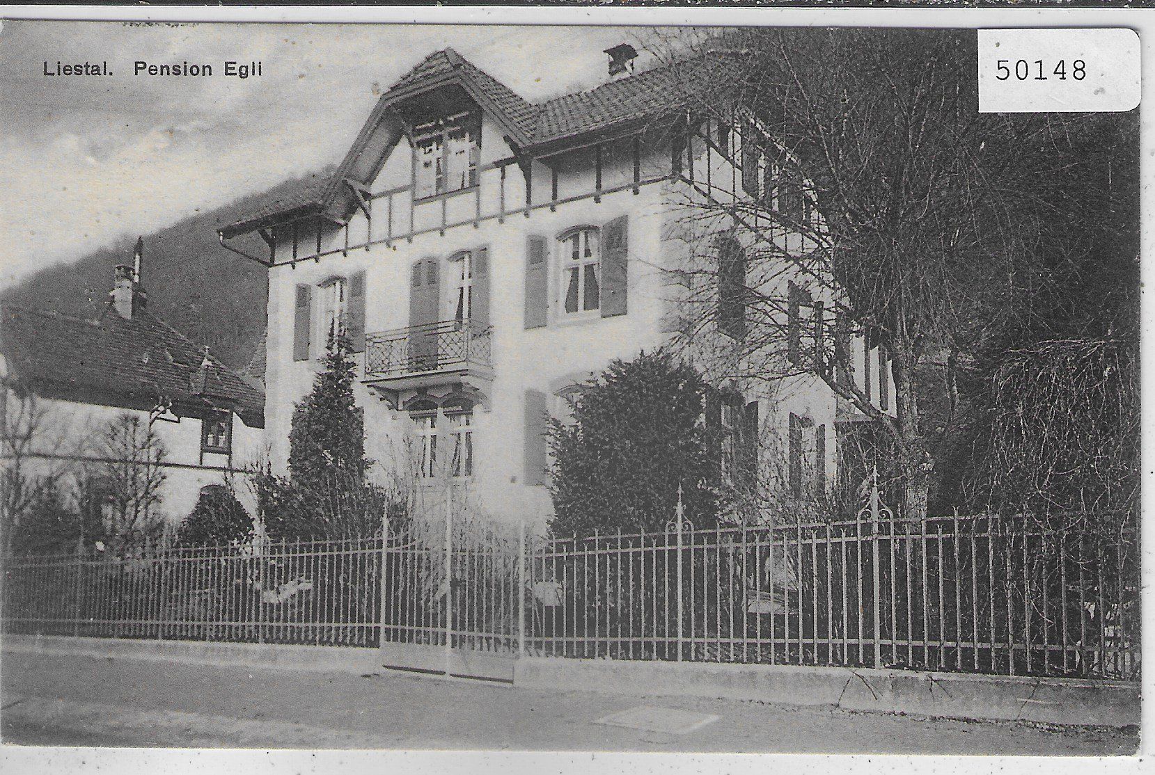 Cartes postales: Liestal - Pension Egli – Défectueux à Ettingen par Kartenplanet