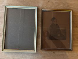 2er Set Vintage / Antik Bilderrahmen,