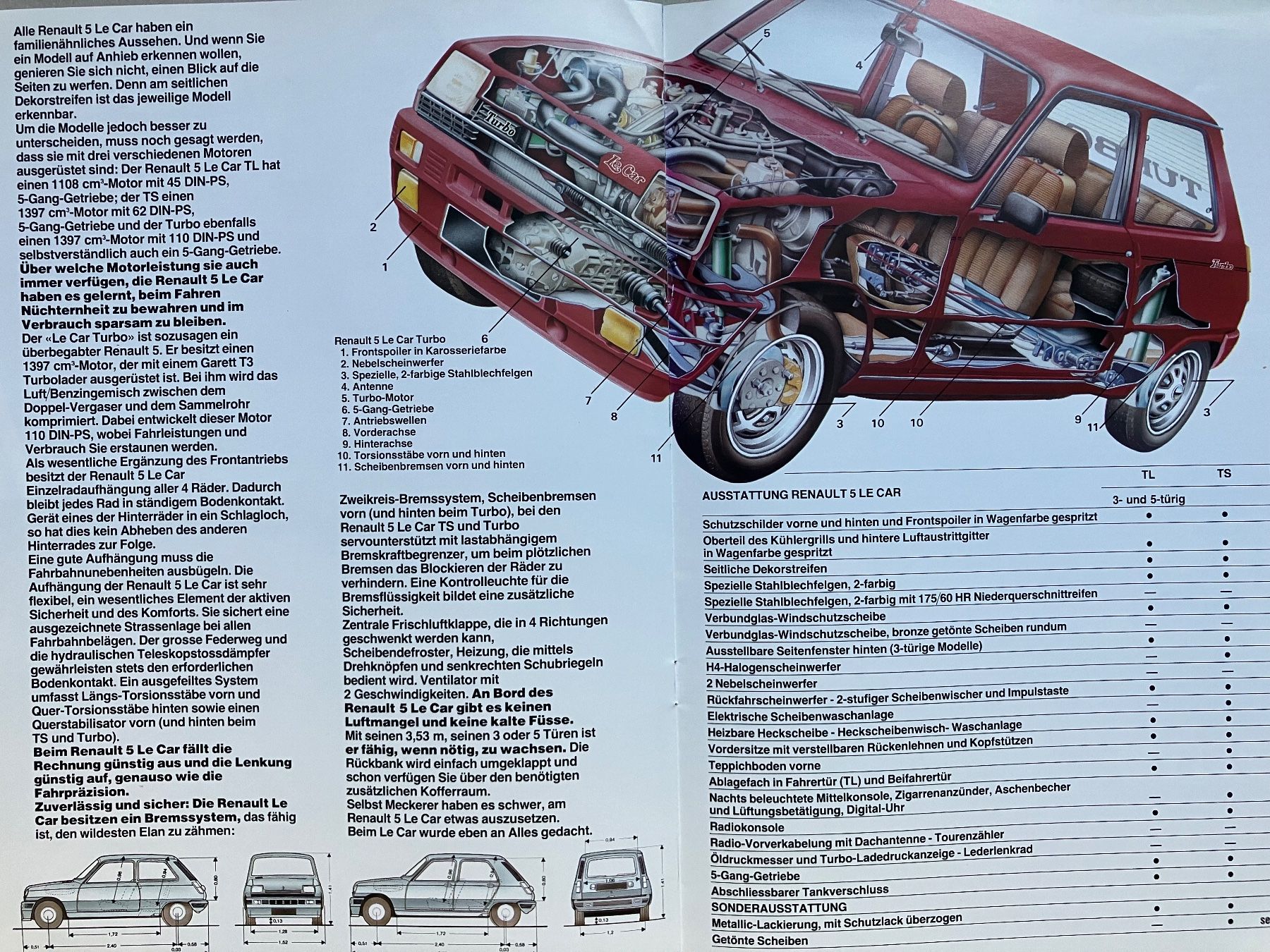 Renault Automobili: Renault 5 Le Car - Original-Prospekt – Nuovo (secondo la descrizione) da Malans GR venduto da Chueche427 6