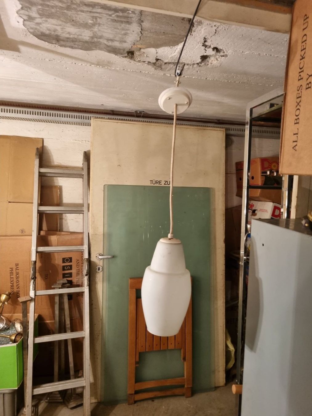 Lustres & lampes de plafonds: Pendelleuchte Deckenlampe 50er – D'occasion à Basel par Jcva 4