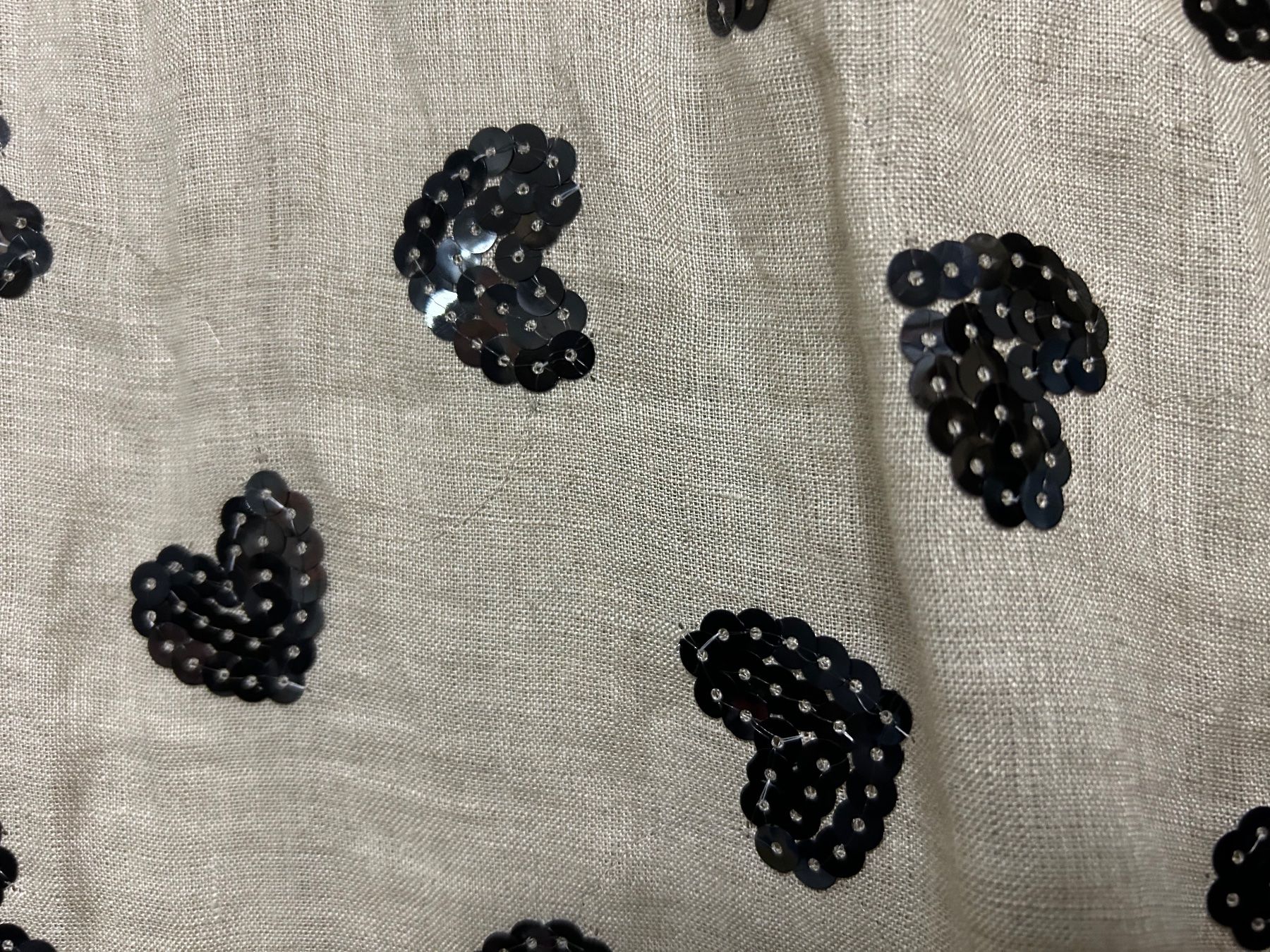 Vestiti: Leinenkleid mit Pailletten – Usato da Zumikon venduto da Uranus88 9