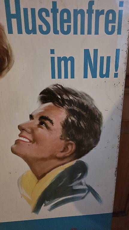 Insegne: Werbeschild 1950 er Jahre Blech Original. – Usato da Ettingen venduto da 1964erNachtzugfahrer 2