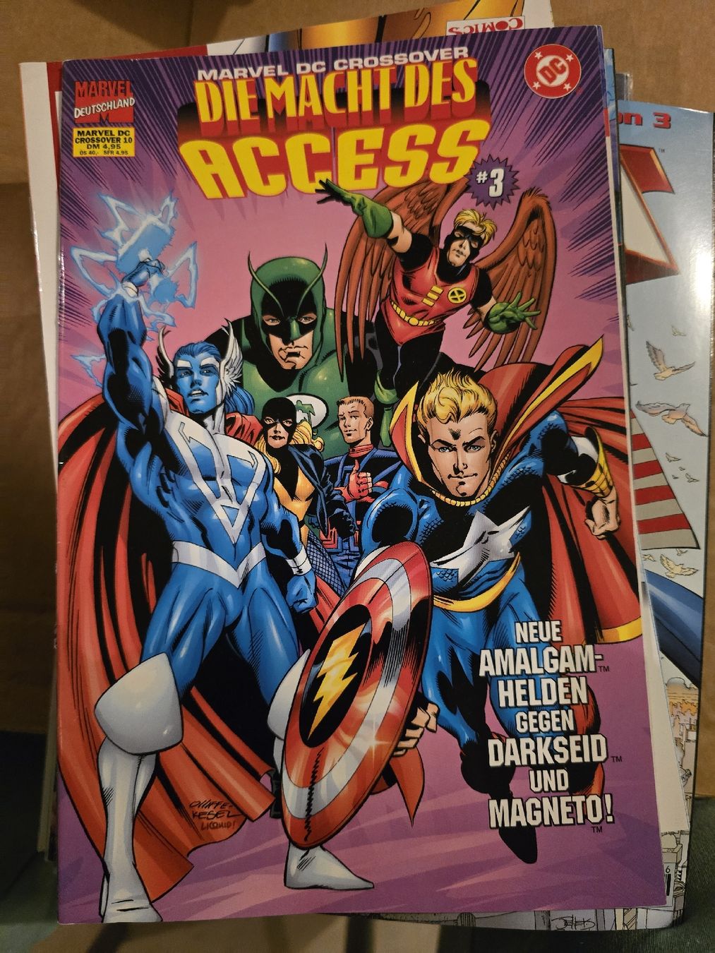 Comic: Die Macht des Access Nr. 3, Marvel/DC Crossover (Gebraucht) in ...