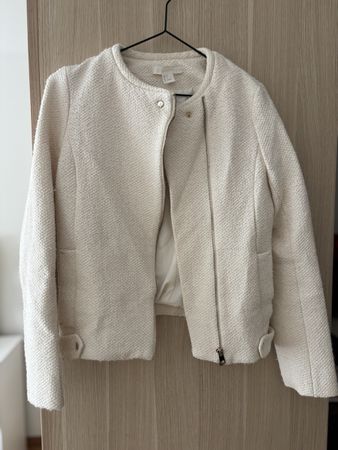 Elegante Bouclé Jacke von H&M - Perfekt für den Herbst