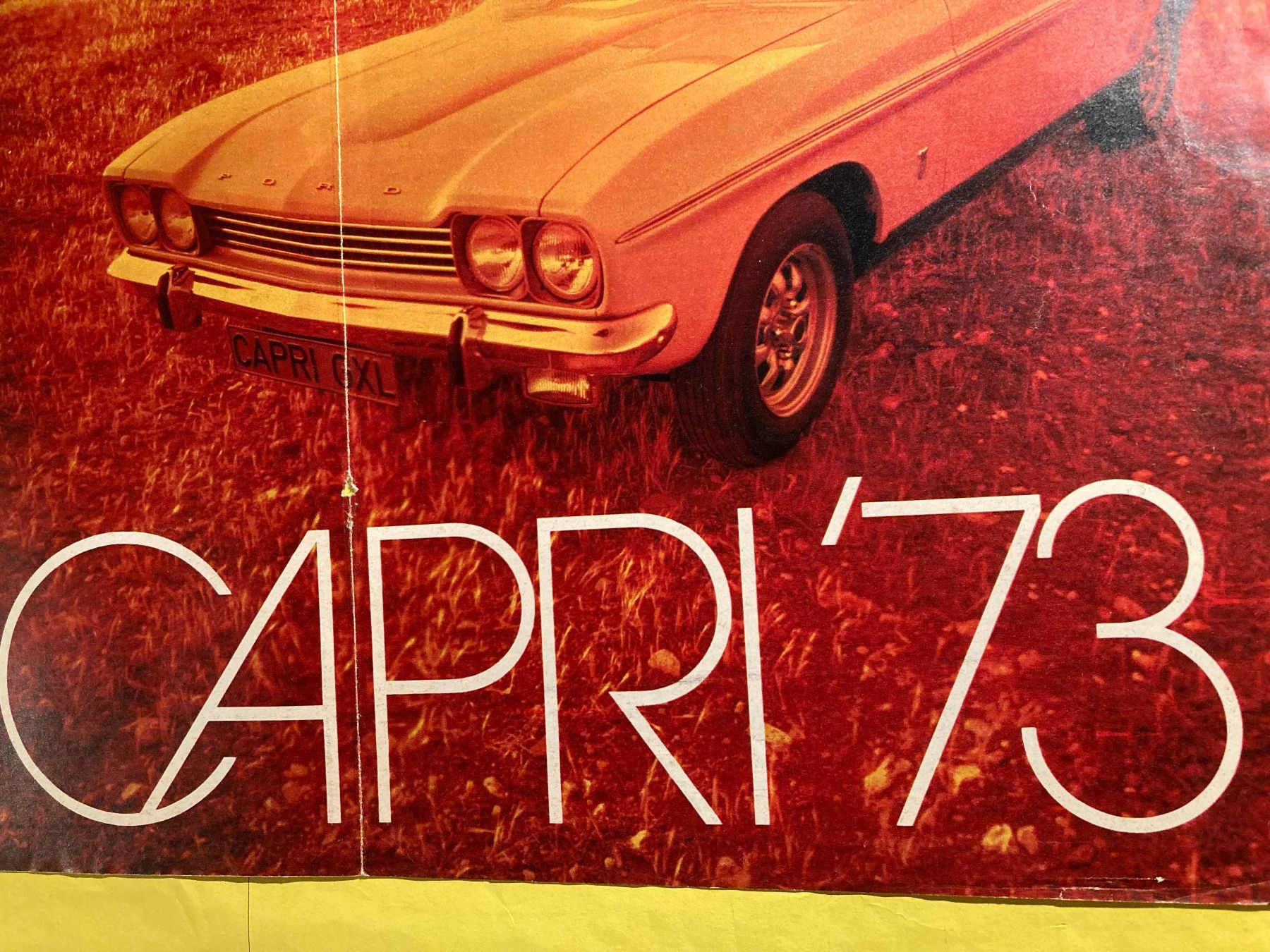 Riviste & Magazine: Ford  Capri  73,  doppelseitige Reklame – Nuovo (secondo la descrizione) da Grabs venduto da paggi01 3